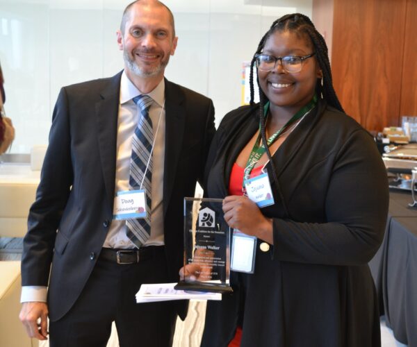 CCH Executive Director Doug Schenkelberg & Homeless Youth Advocate, Jajuana Walker