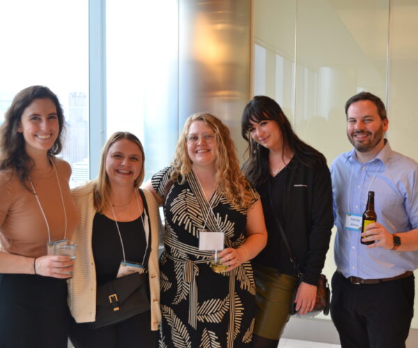 Members of CCH's dynamic Associate Board, (from L to R), Katie Nopar, Sara Szwankowski, Lindsay Welbers, Amanda Bogle & Patrick Gilsenan.